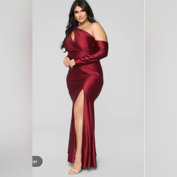 🆕️ Pretty Hurts Dress Burgundy Sz 2X - Picture 2 of 7